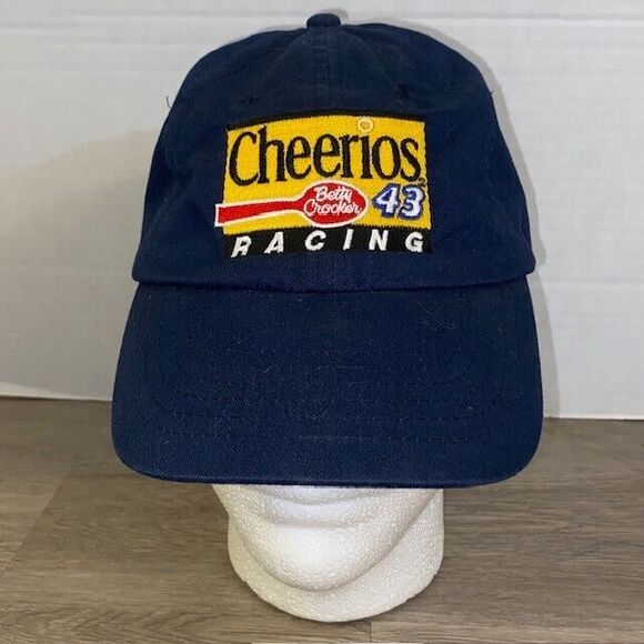 NASCAR #43 Cheerios Betty Crocker  Racing  Bobby Labonte  Hat Cap Black ShopRite - Picture 1 of 5